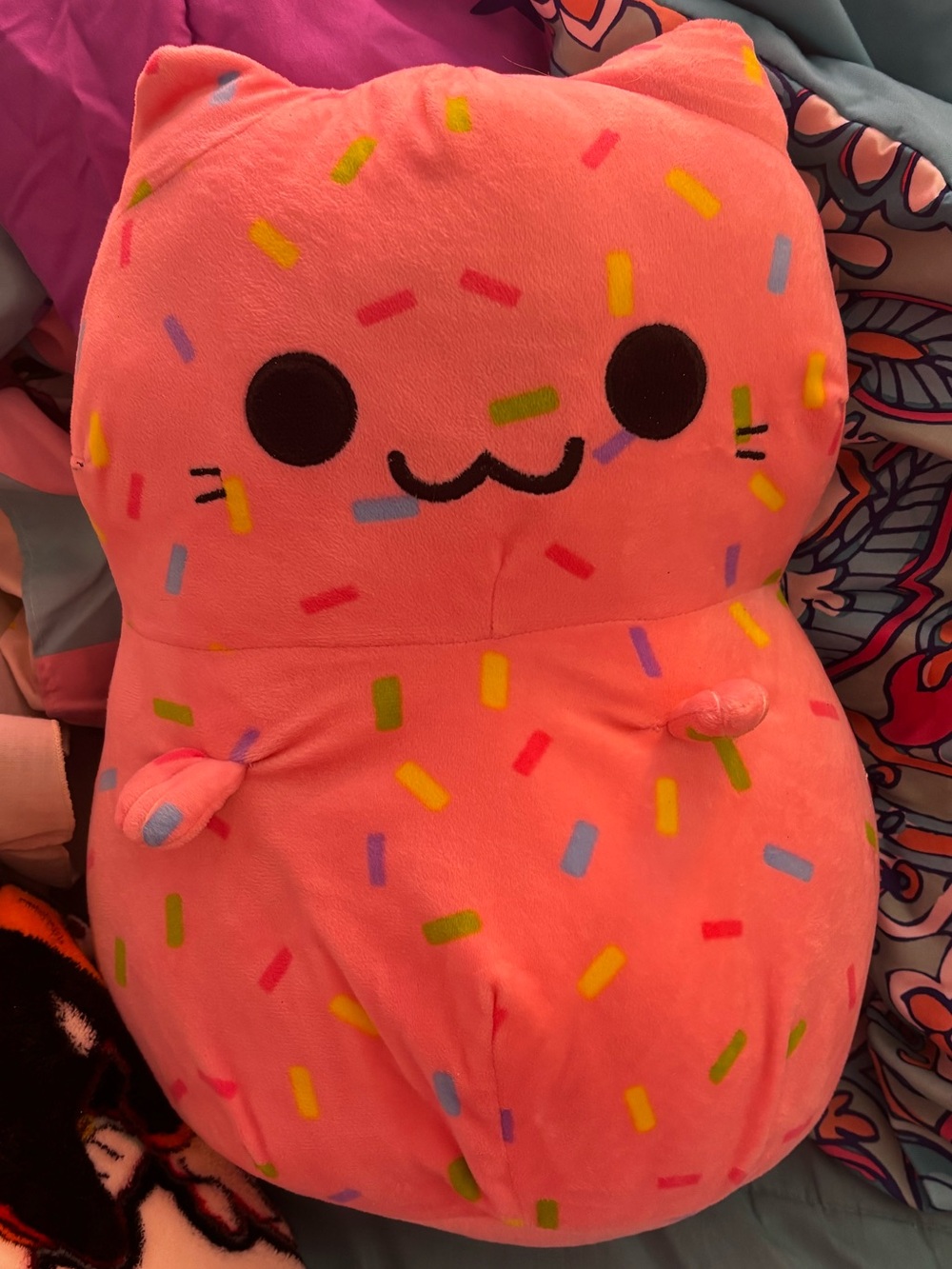 Pink Sprinkles Cat Plush Animal